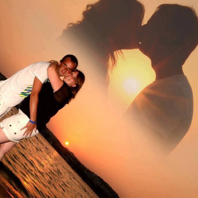 Romantiek bij Zonsondergang