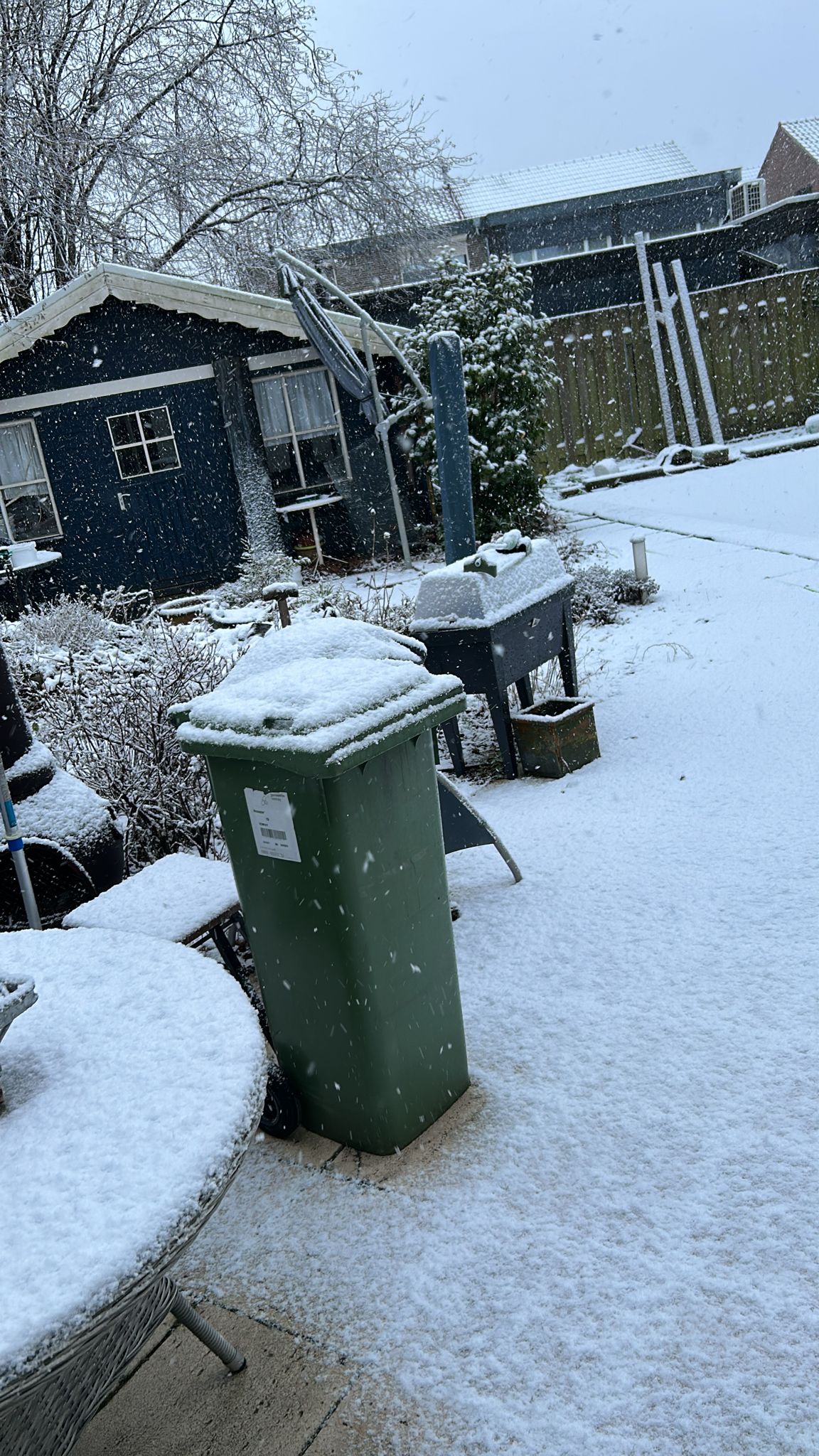Sneeuwoverwachte Rommel