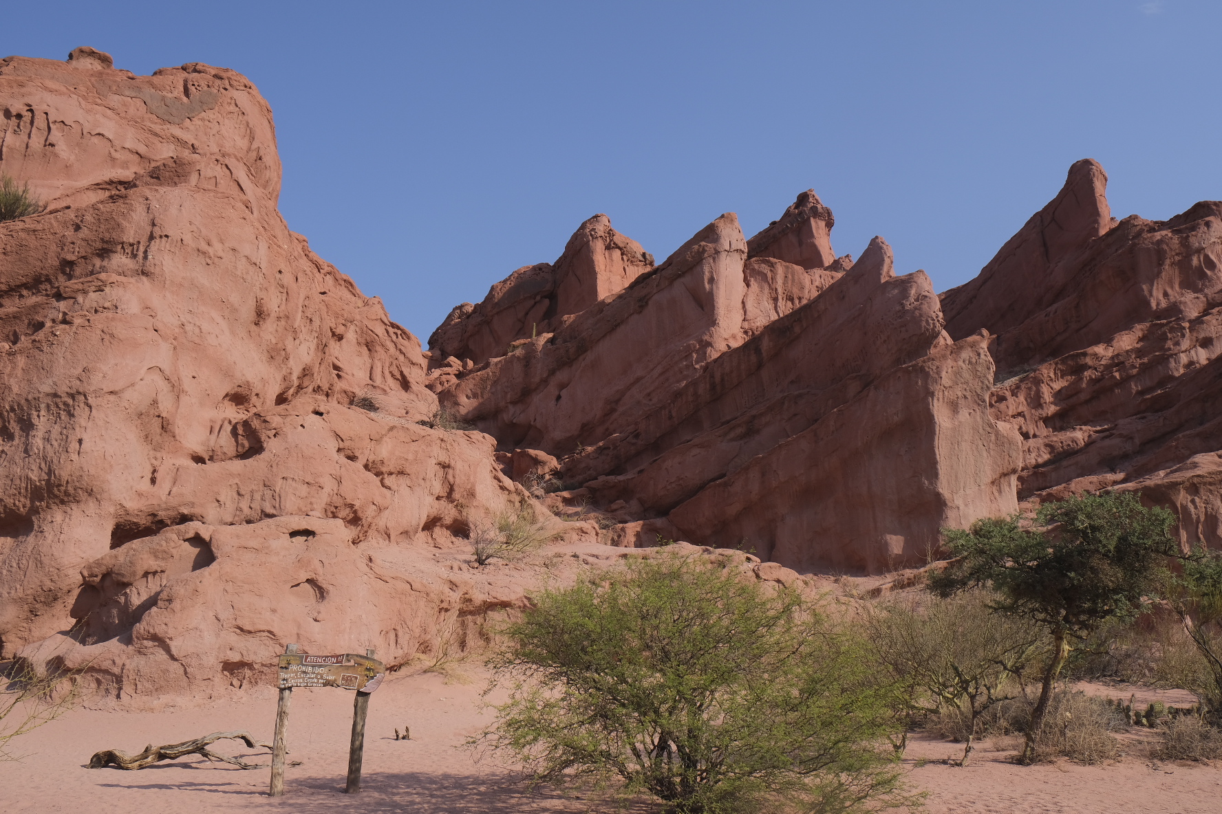 Rotsen in de woestijn