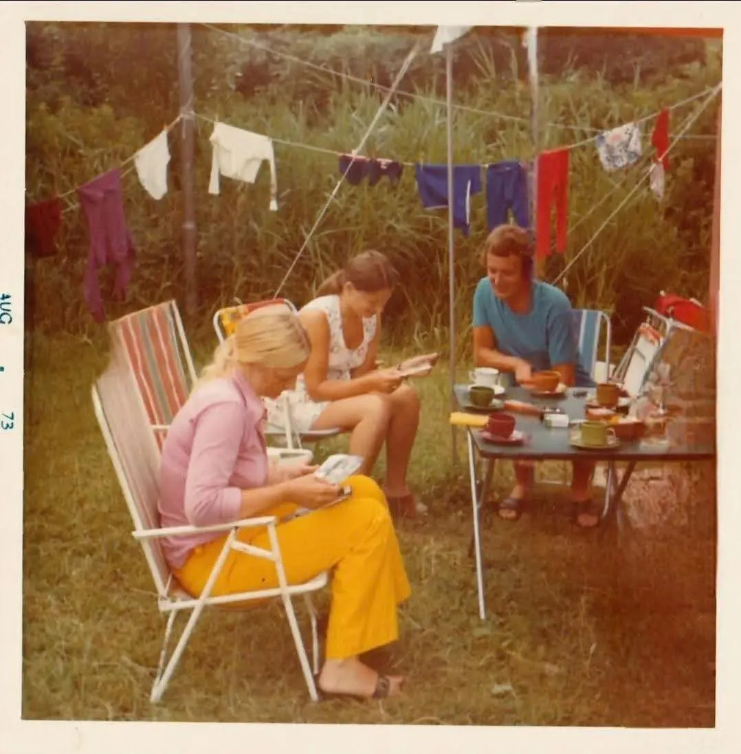 Camping Atmosphere in the 70s