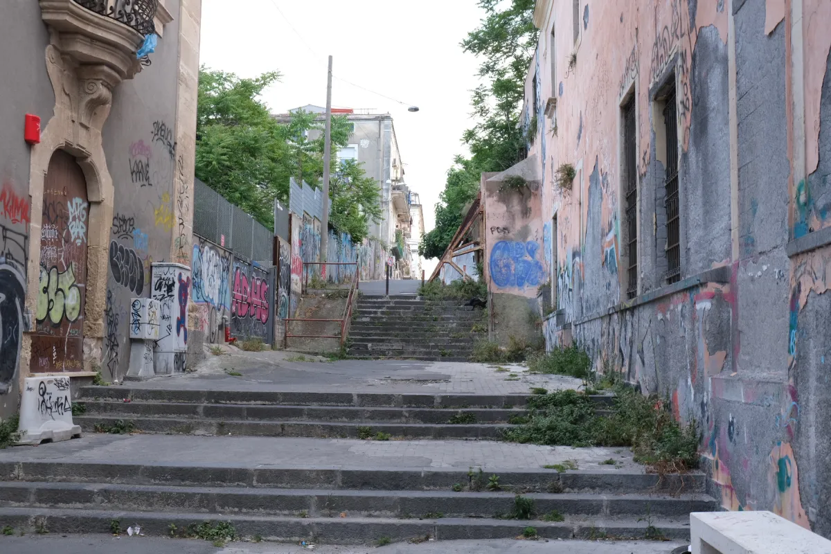 Straatfotografie met graffiti